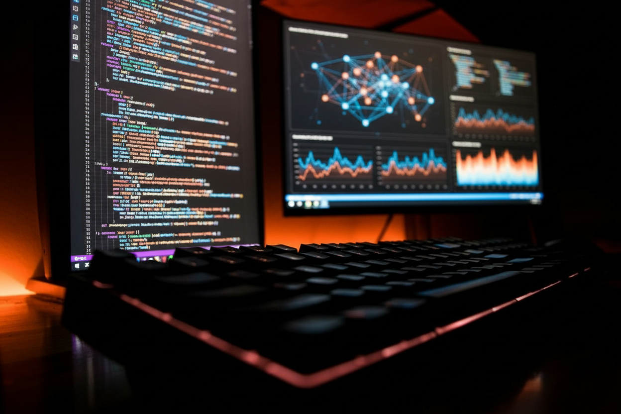 Developer working